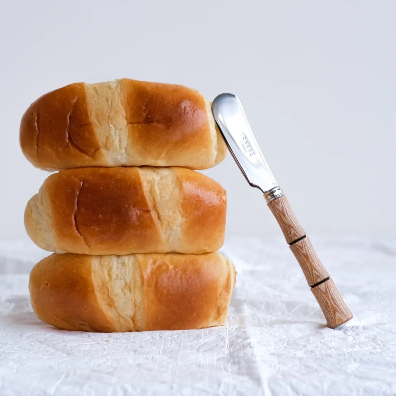 Bamboo Butter Spreader, Light Press Wood