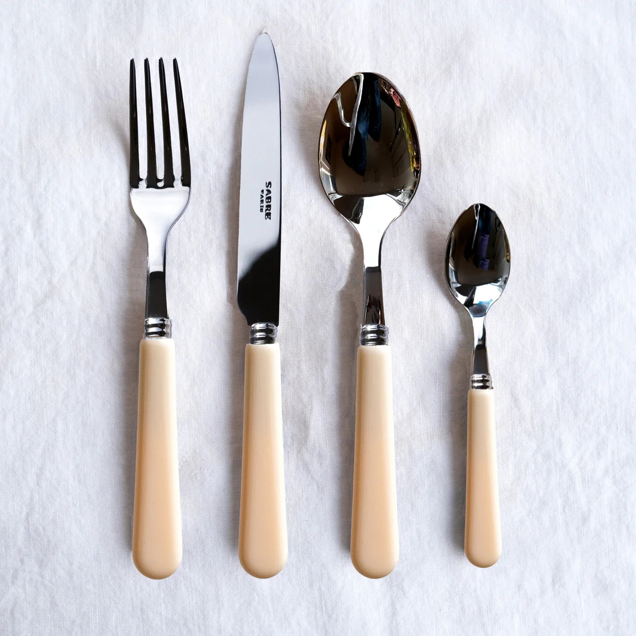 Pop Unis 5 Piece Cutlery Set - Ivory