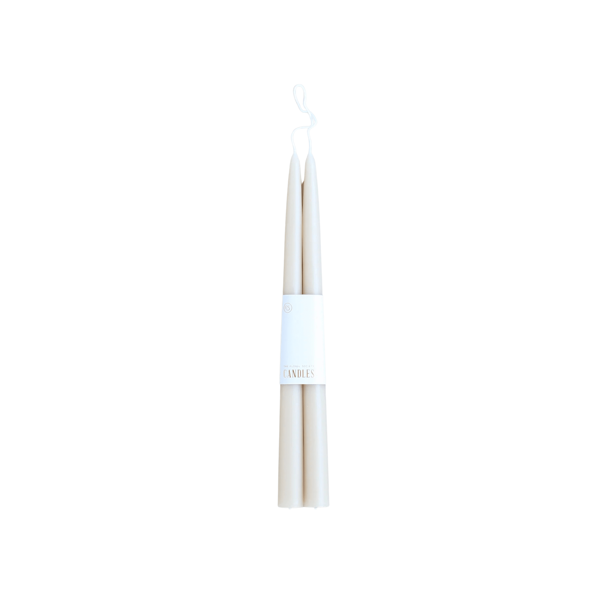 12" Dipped Taper Candles - Parchment