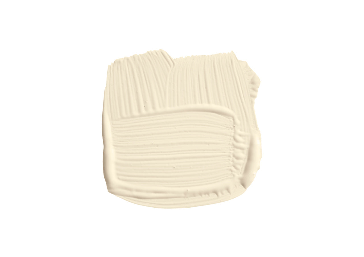 Lime White No.1 brush-out swatch