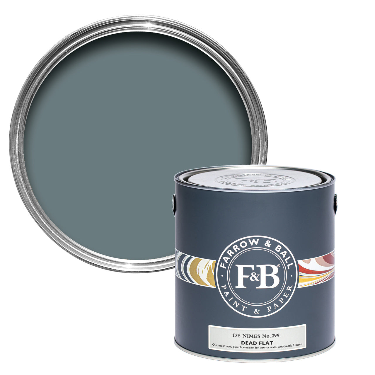 De Nimes No.299 paint tin and swatch