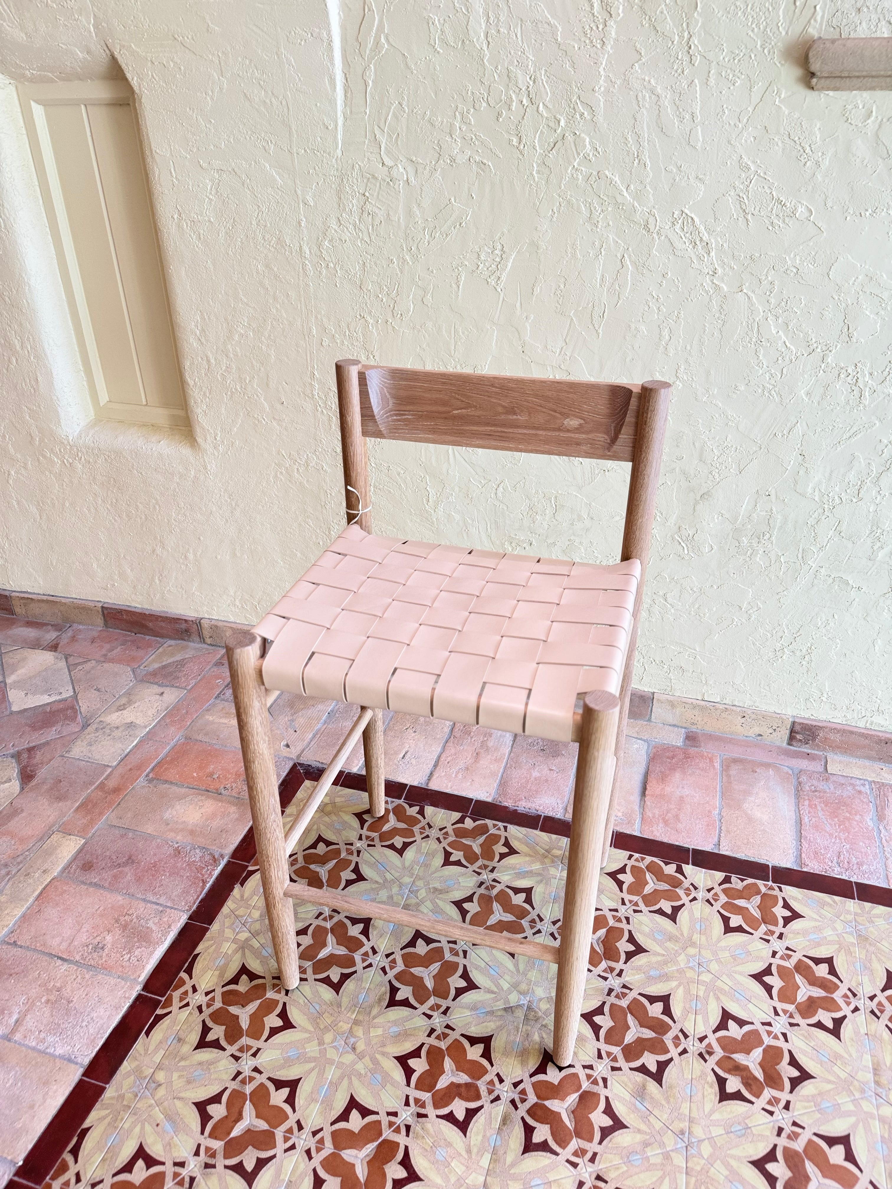 Gaon Counter Stool - White Oak