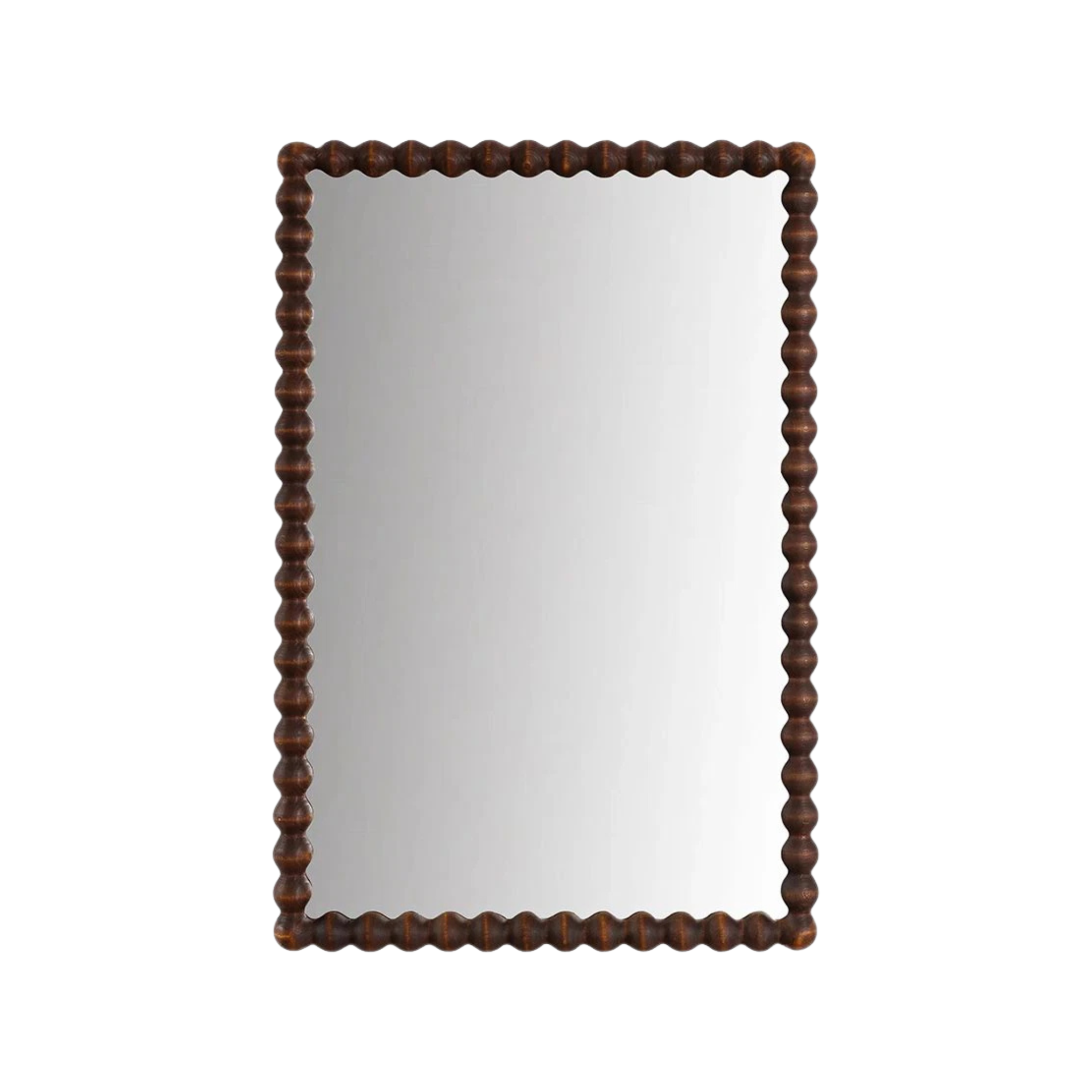 Bobbin Mirror - Dark Oak