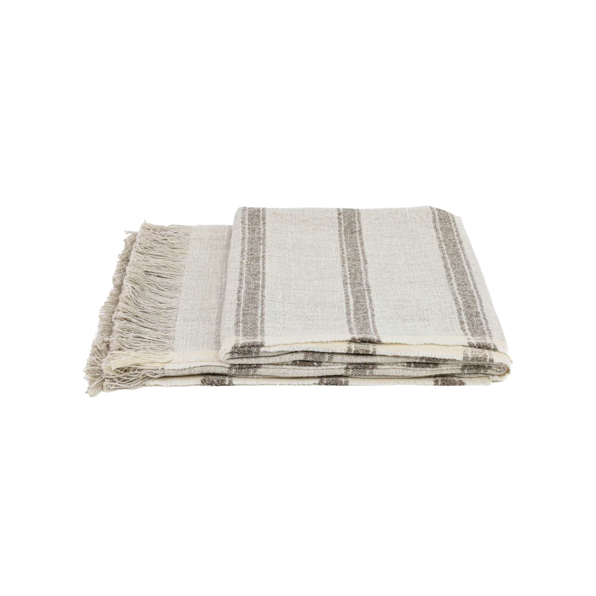 Dalton Throw - Natural & Mink