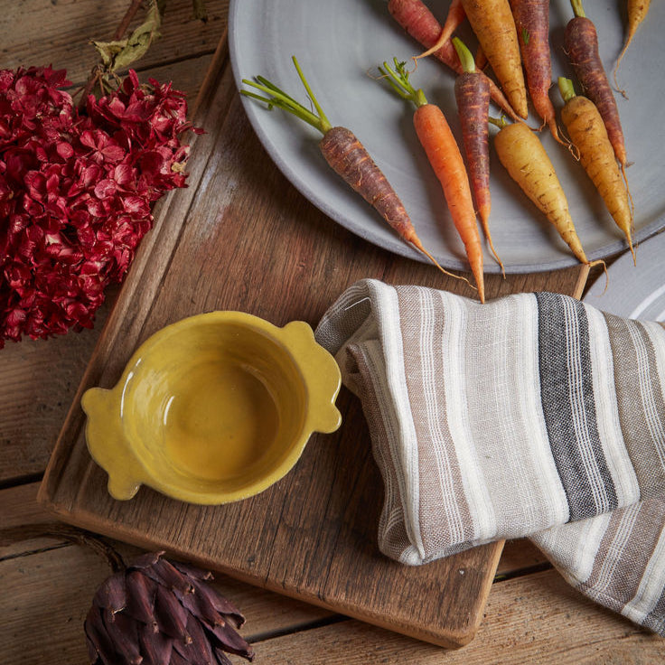 Assisi Bowl with Handles - Ocra