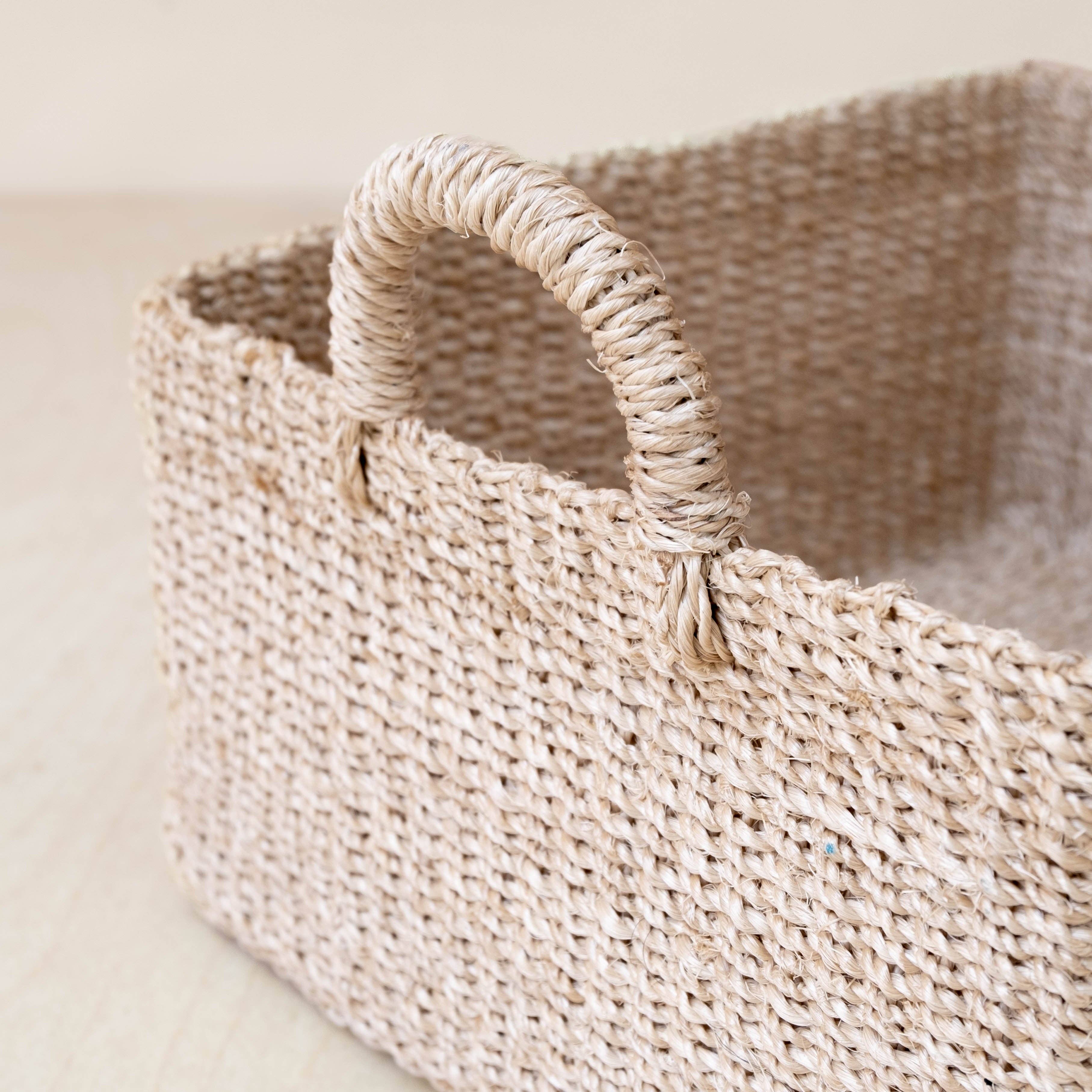 Woven Square Basket - Natural