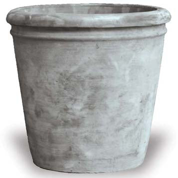 Classic Rolled Rim Terracotta Pot