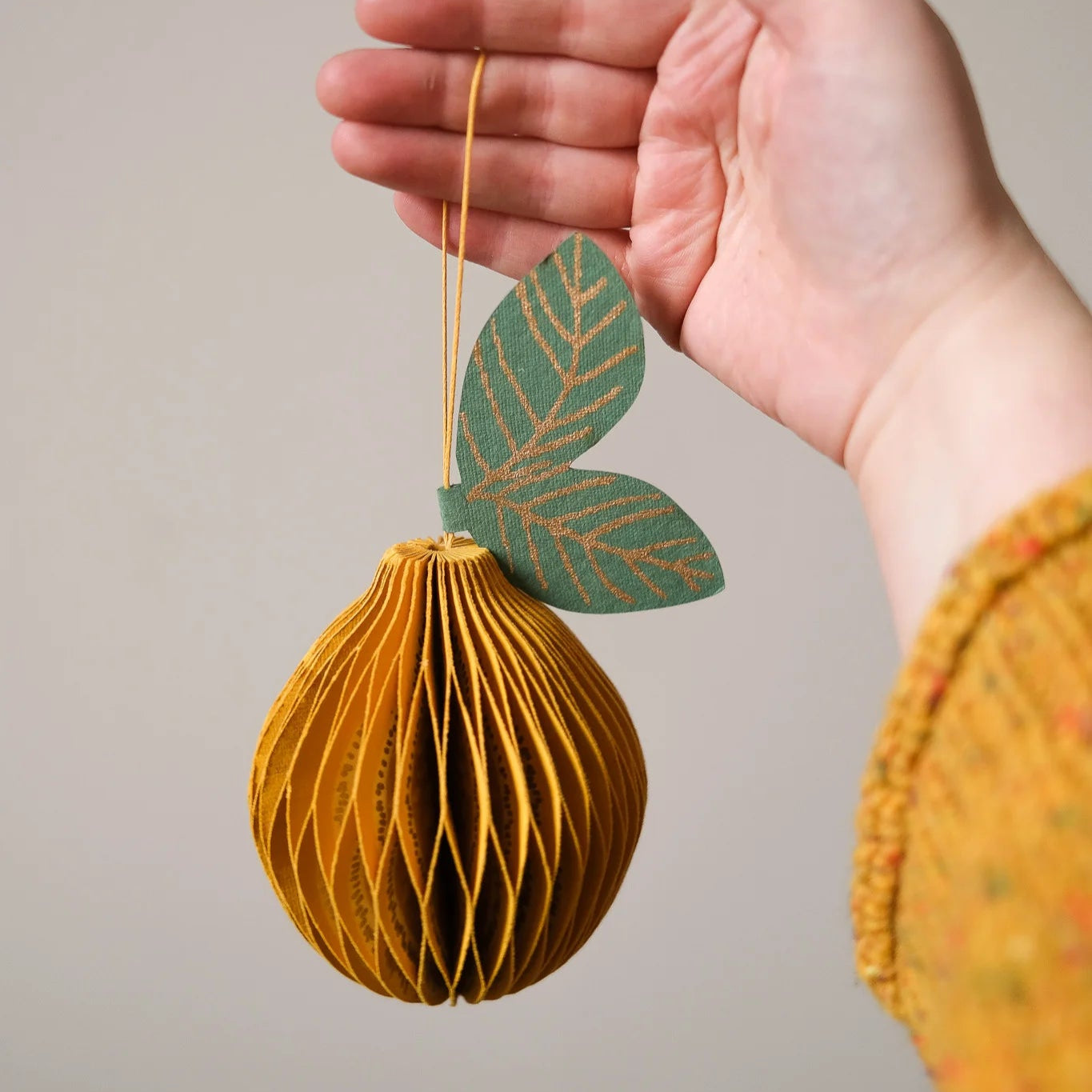 Lemon Honeycomb Ornament