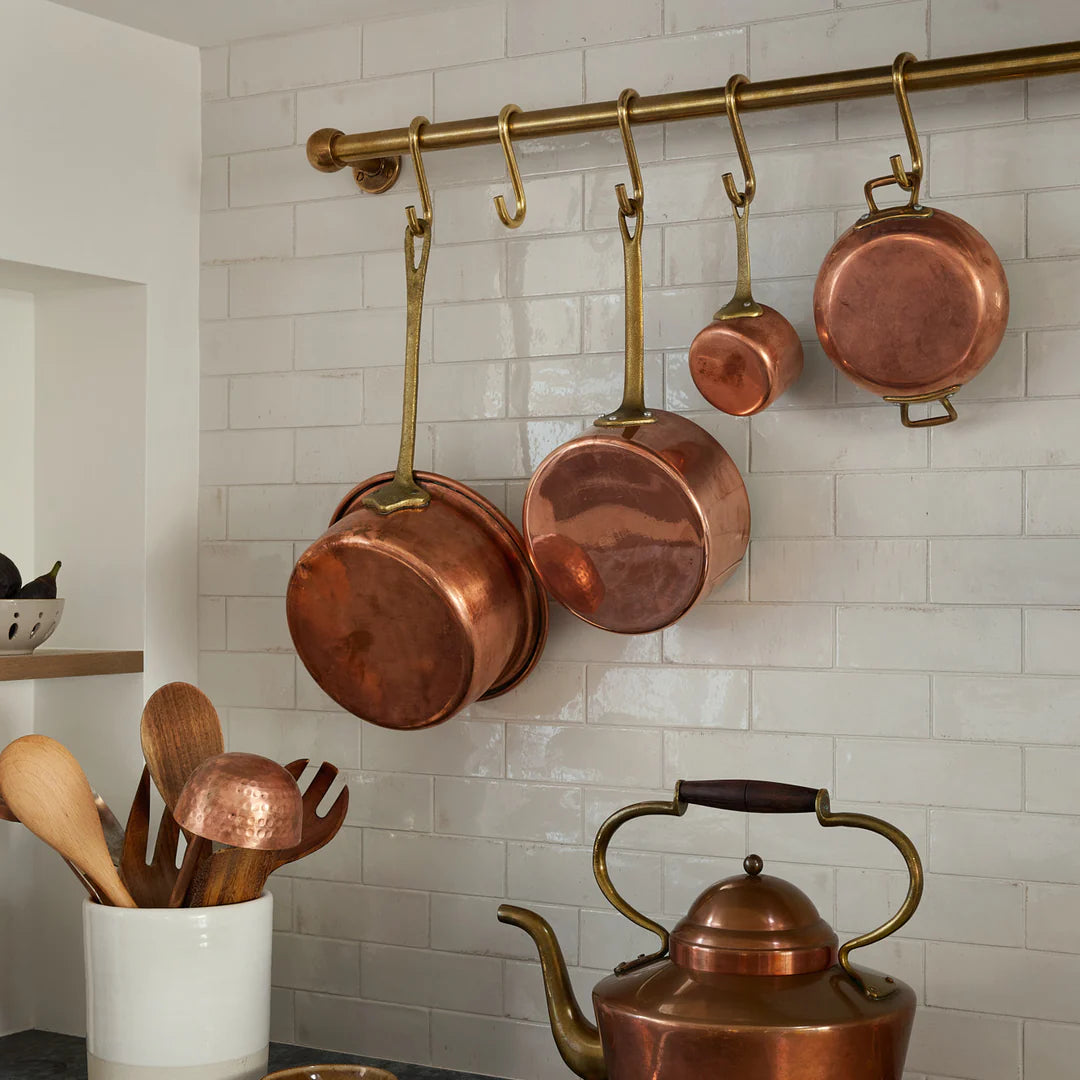 Cotswold Brass Pot Rail & S Hooks