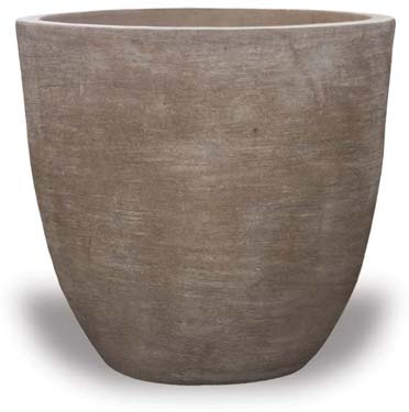 Ribbed Terracotta Egg Planter