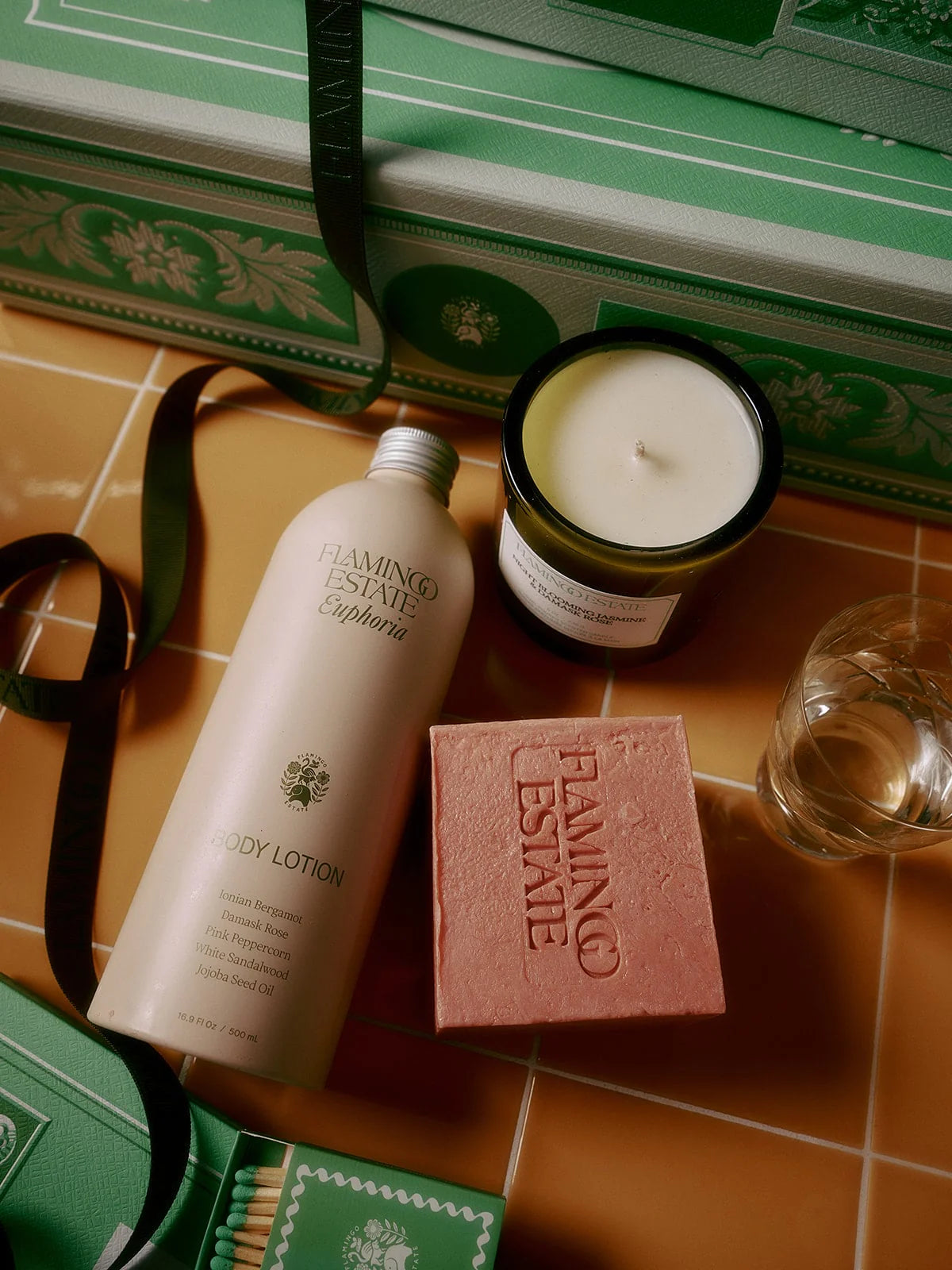 Jasmine & Rose Bath Set