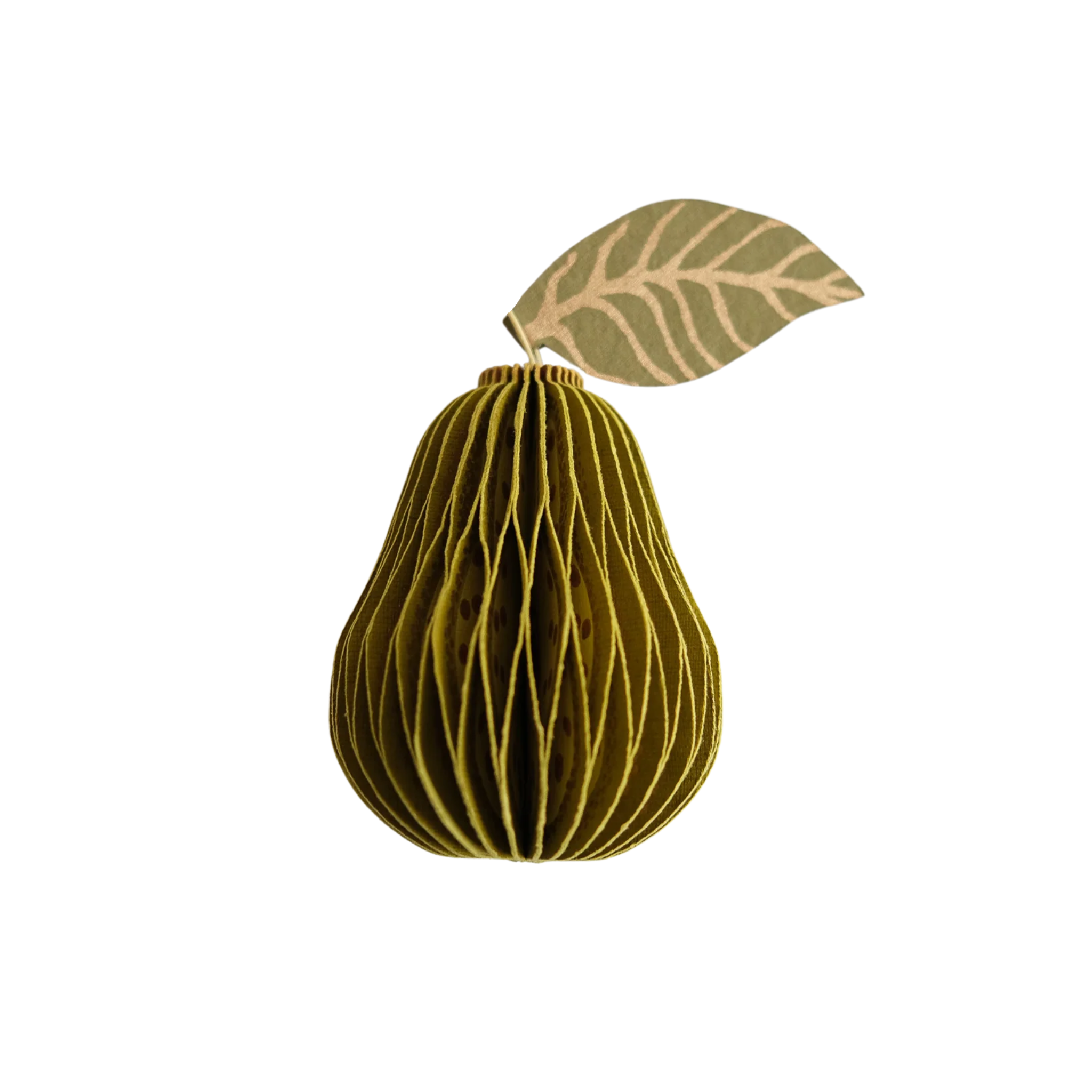 Pear Honeycomb Ornament