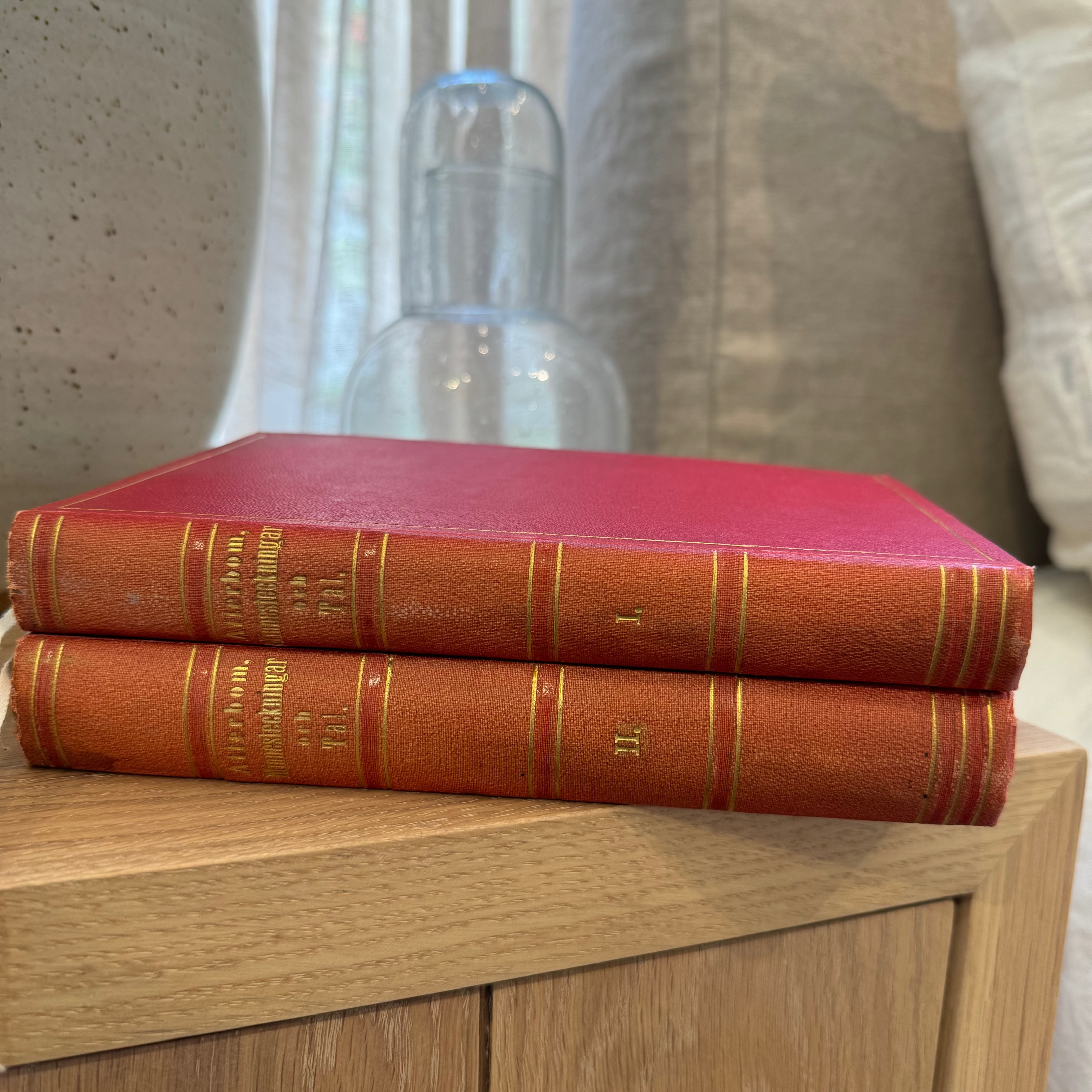 P.D.A. Atterbom, Memorials and Speeches, 1869 - Book Set (S2)