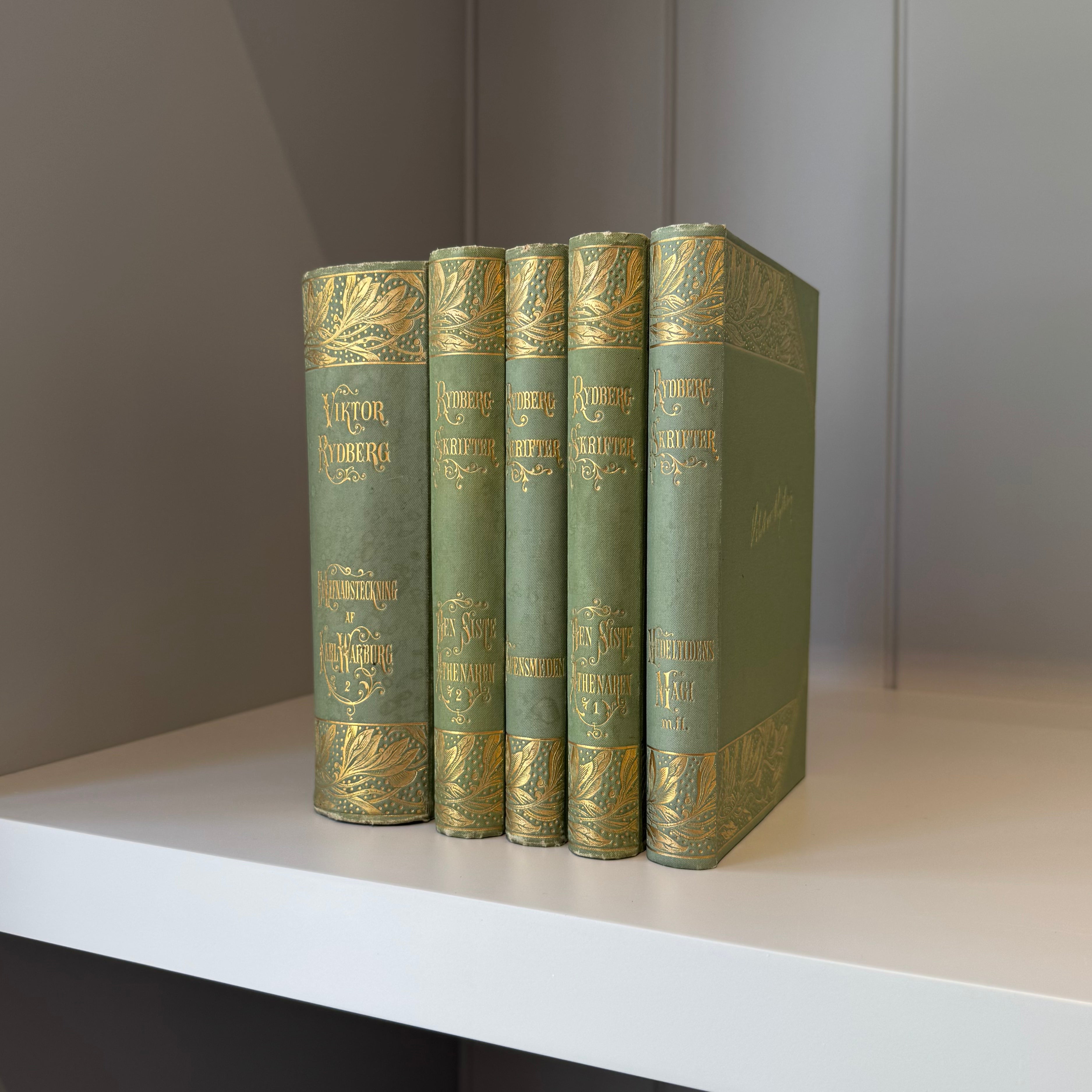 Viktor Rydberg, Collected Works, 1896 - Book Set (S5)