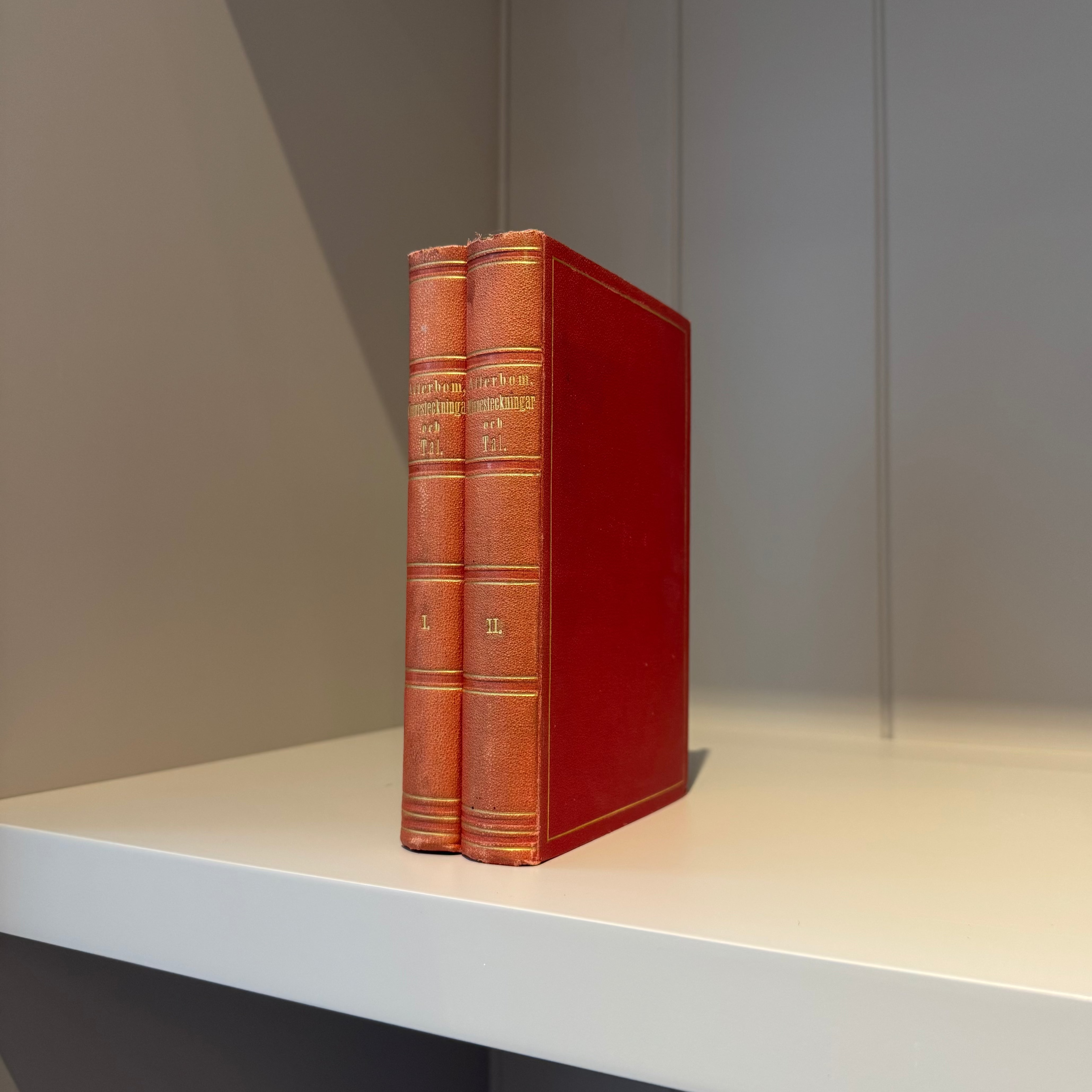 P.D.A. Atterbom, Memorials and Speeches, 1869 - Book Set (S2)