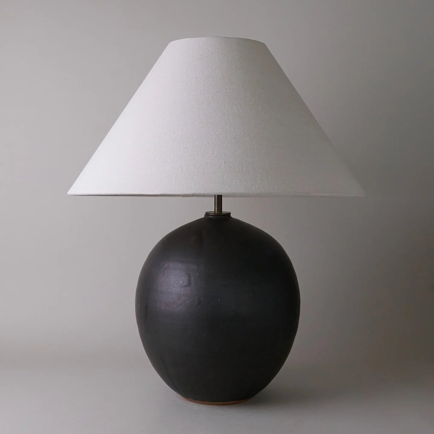 Large Orb Lamp - Black Iron