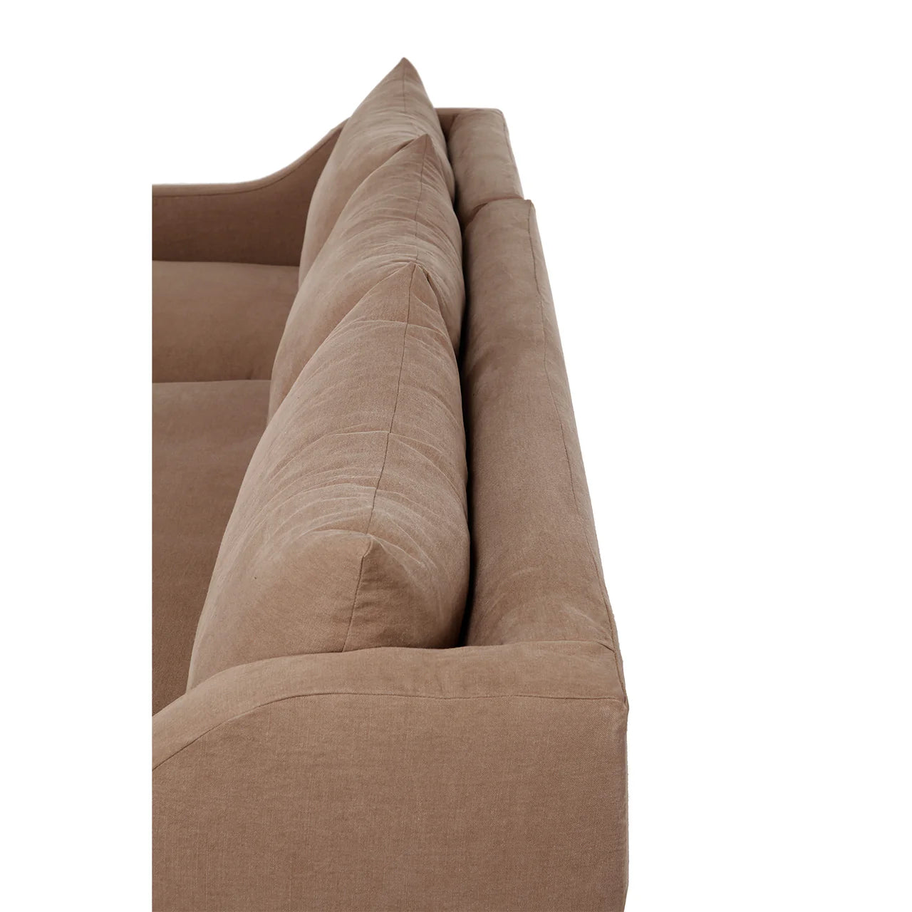 Marie Slope Arm Chaise Sectional - Left Facing