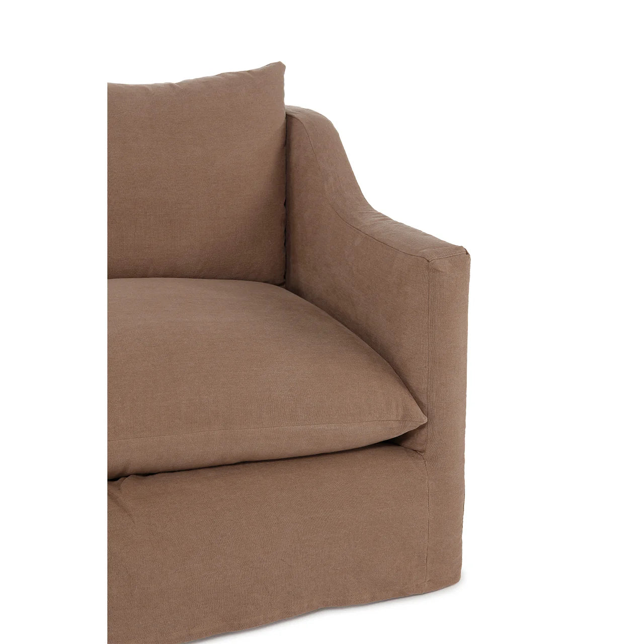 Marie Slope Arm Chaise Sectional - Left Facing