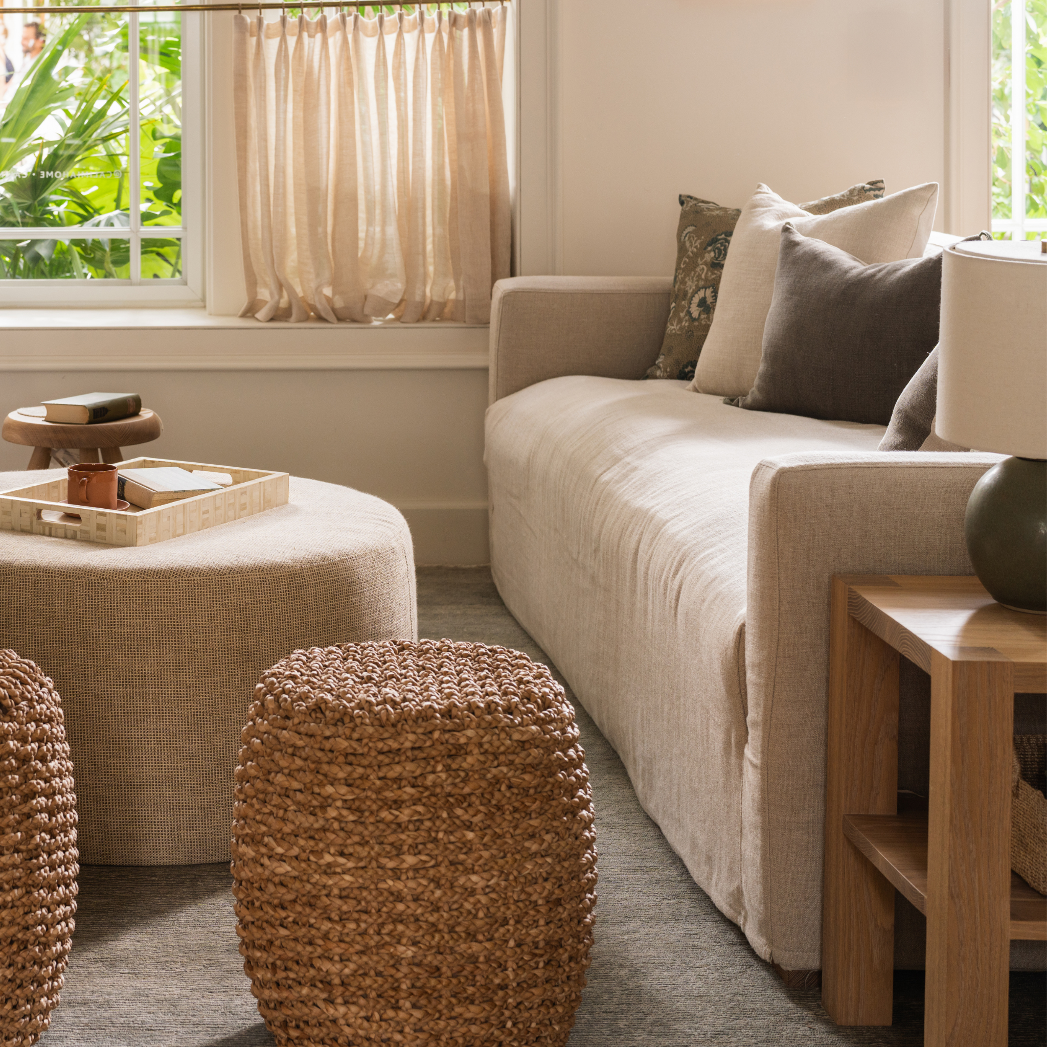 Sander Graphite Lumbar Pillow