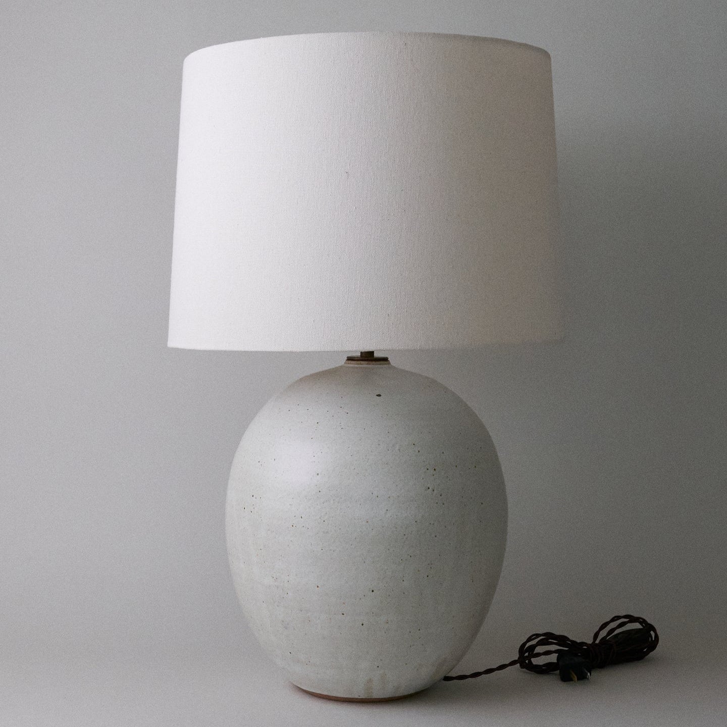 Large Orb Lamp - Ivory