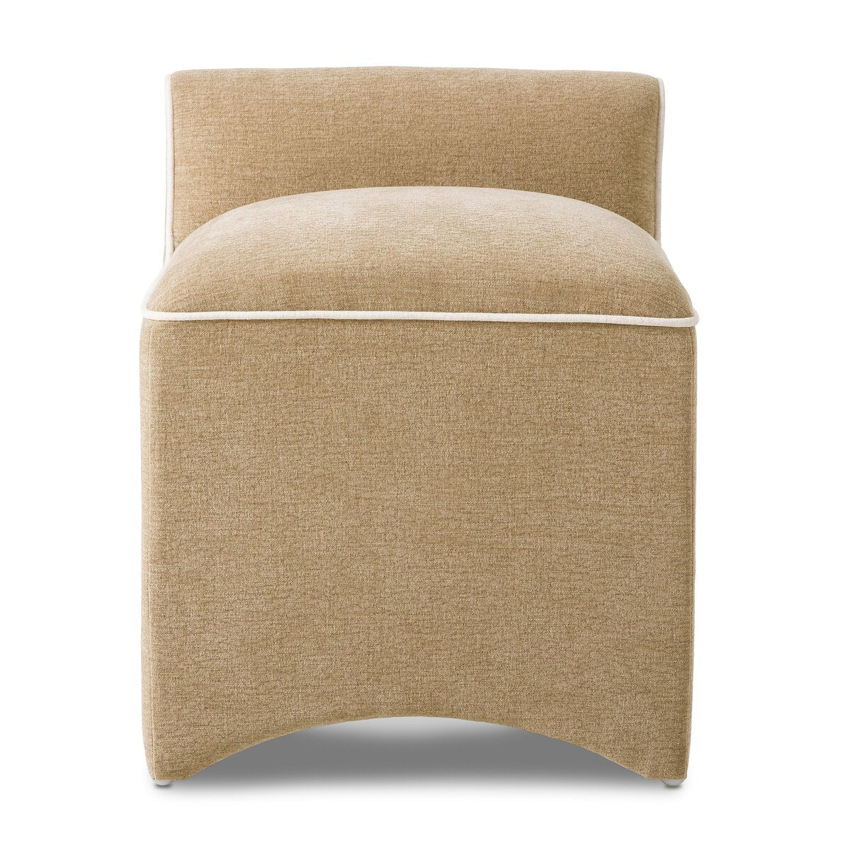 Allonia Accent Stool in Laughlin Natural – front view