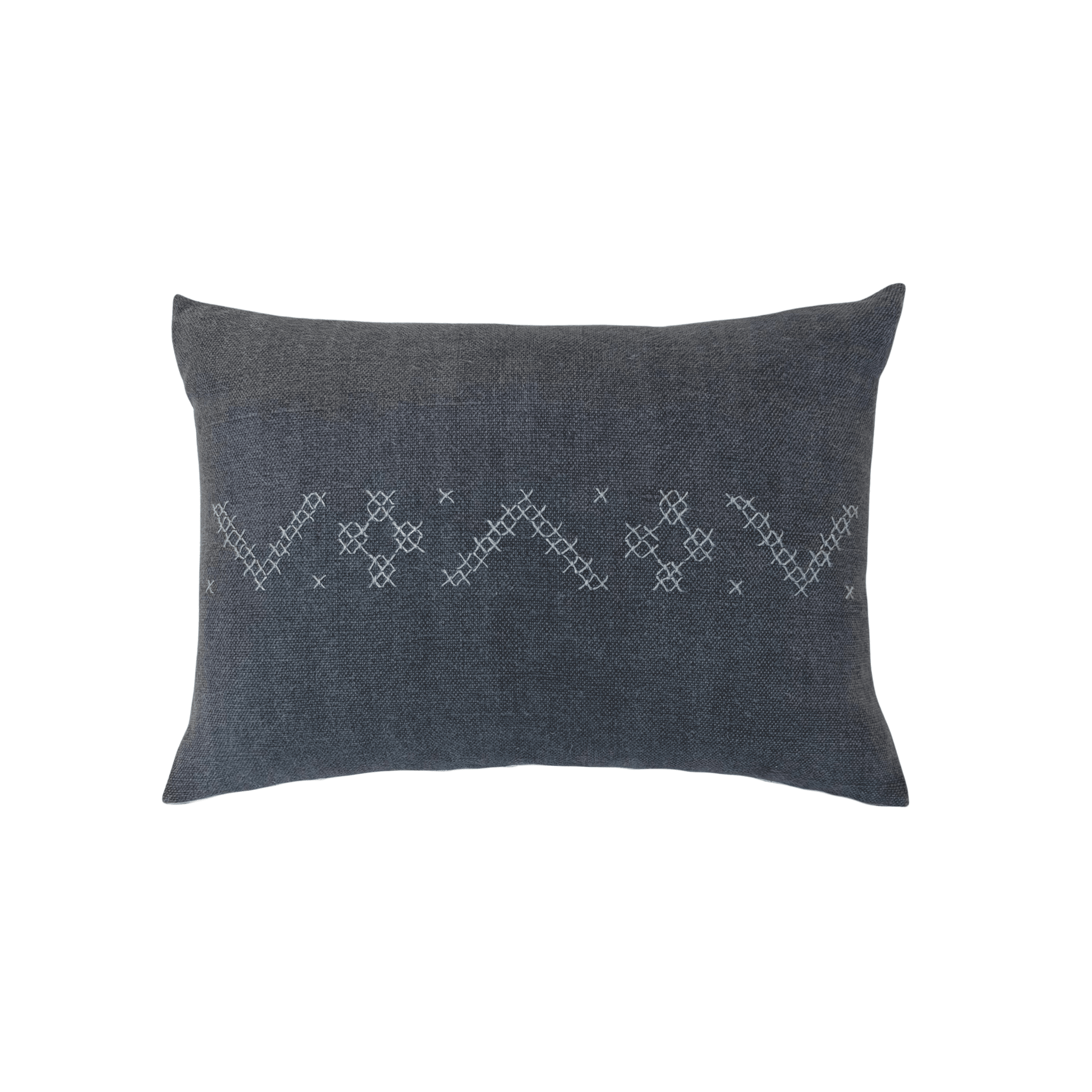 Alma Gray Lumbar Pillow