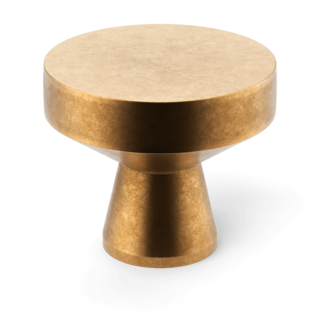 Arbar Cabinet Knob in Aged Brass (BEL)