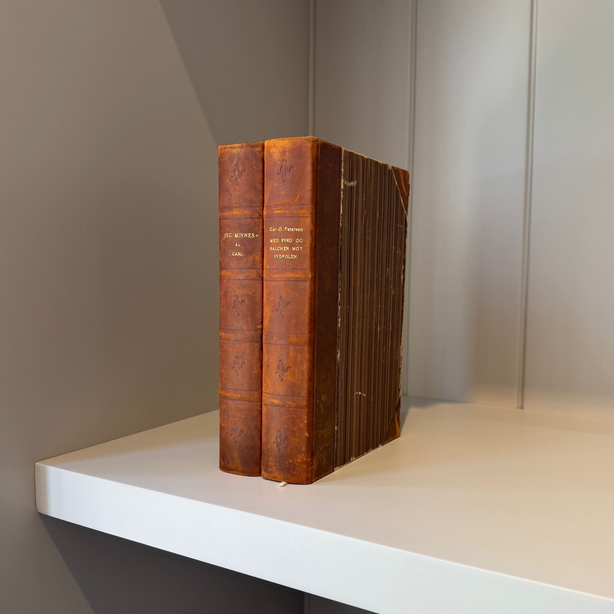 With Byrd and Blachen to the South Pole 1931 — vintage book, antique binding