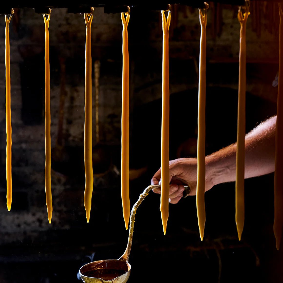 Collepino Tapered Beeswax Candle