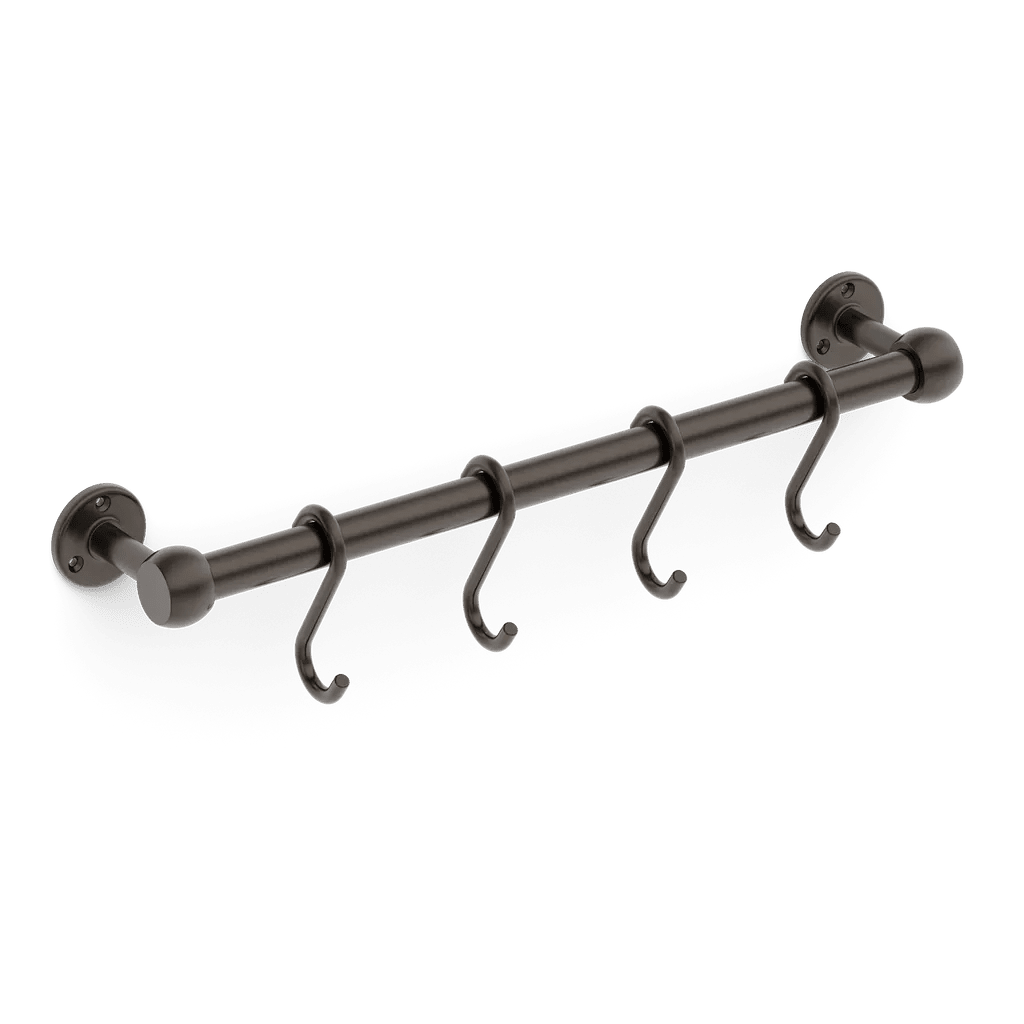 Cotswold Brass Pot Rail & S Hooks
