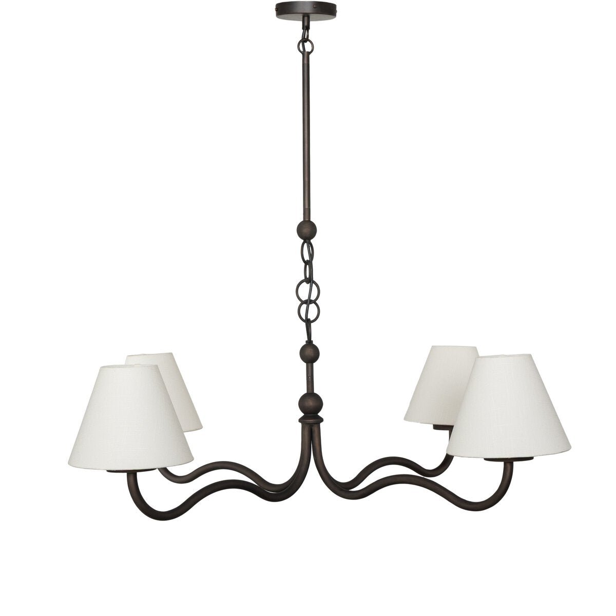 Darcia Chandelier in Light Oil Rubbed Bronze – side view