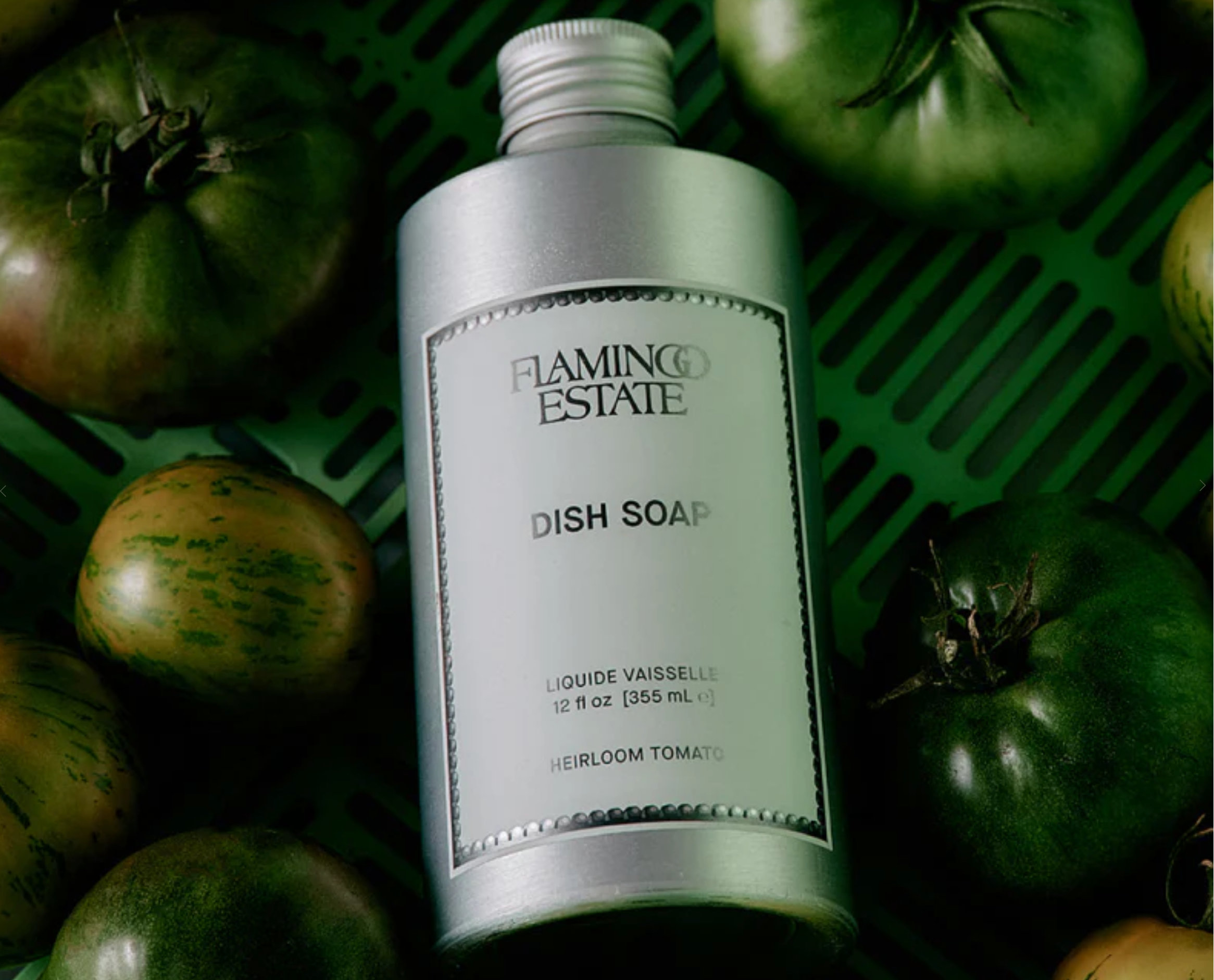 Flamingo Estate Heirloom Tomato Dish Soap lifestyle shot