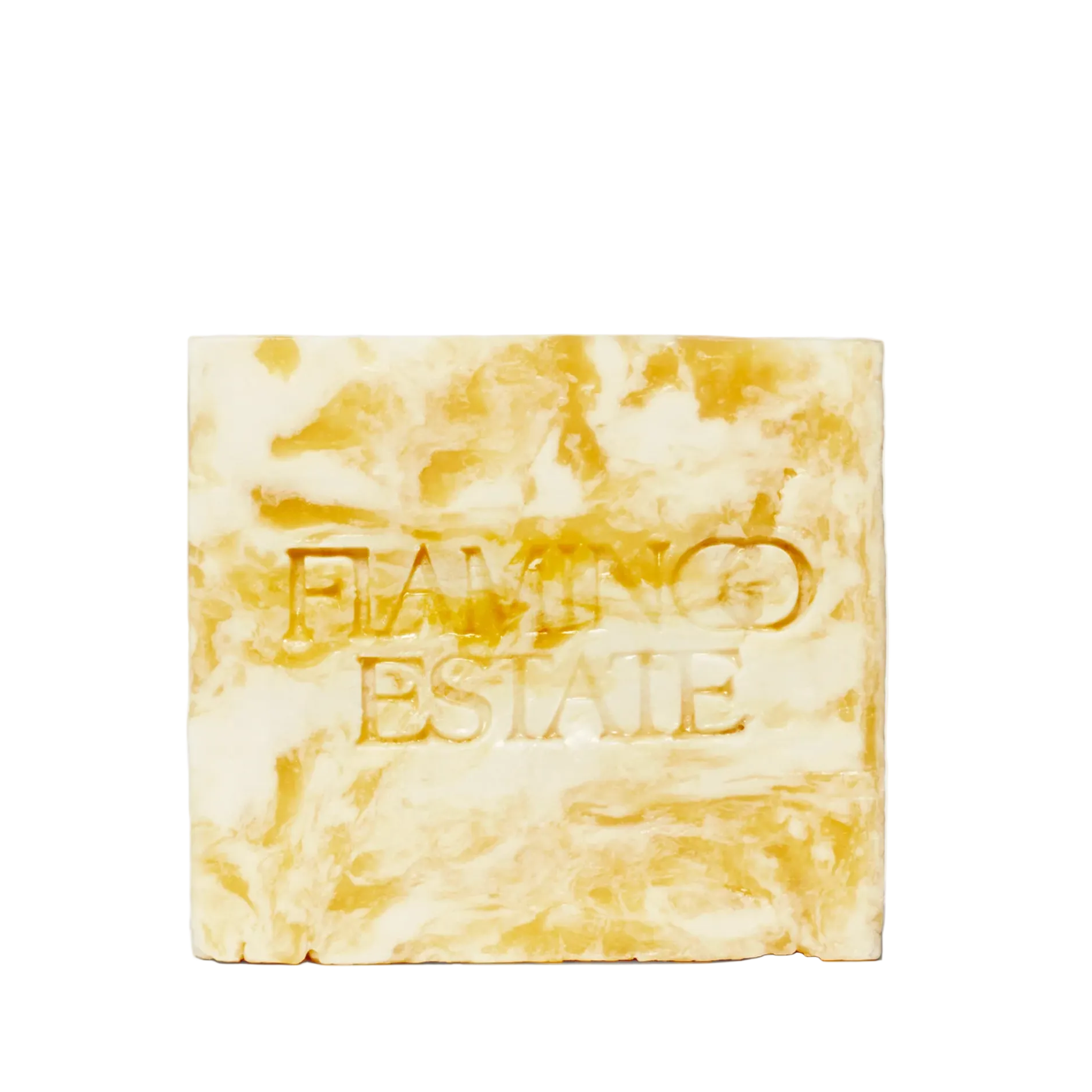 Pollinator Bath Soap Brick by Flamingo Estate, 12 oz natural olive oil and babassu oil soap with linden blossom and bergamot fragrance