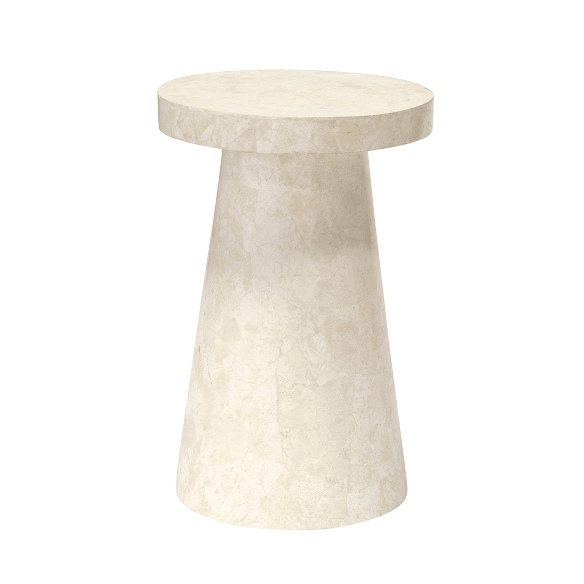Foley Stone Outdoor Side Table, alternate view