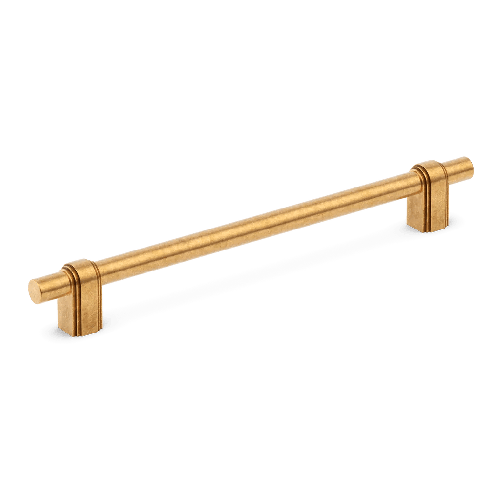 Gaumont Cabinet Handle in Aged Brass (BEL)