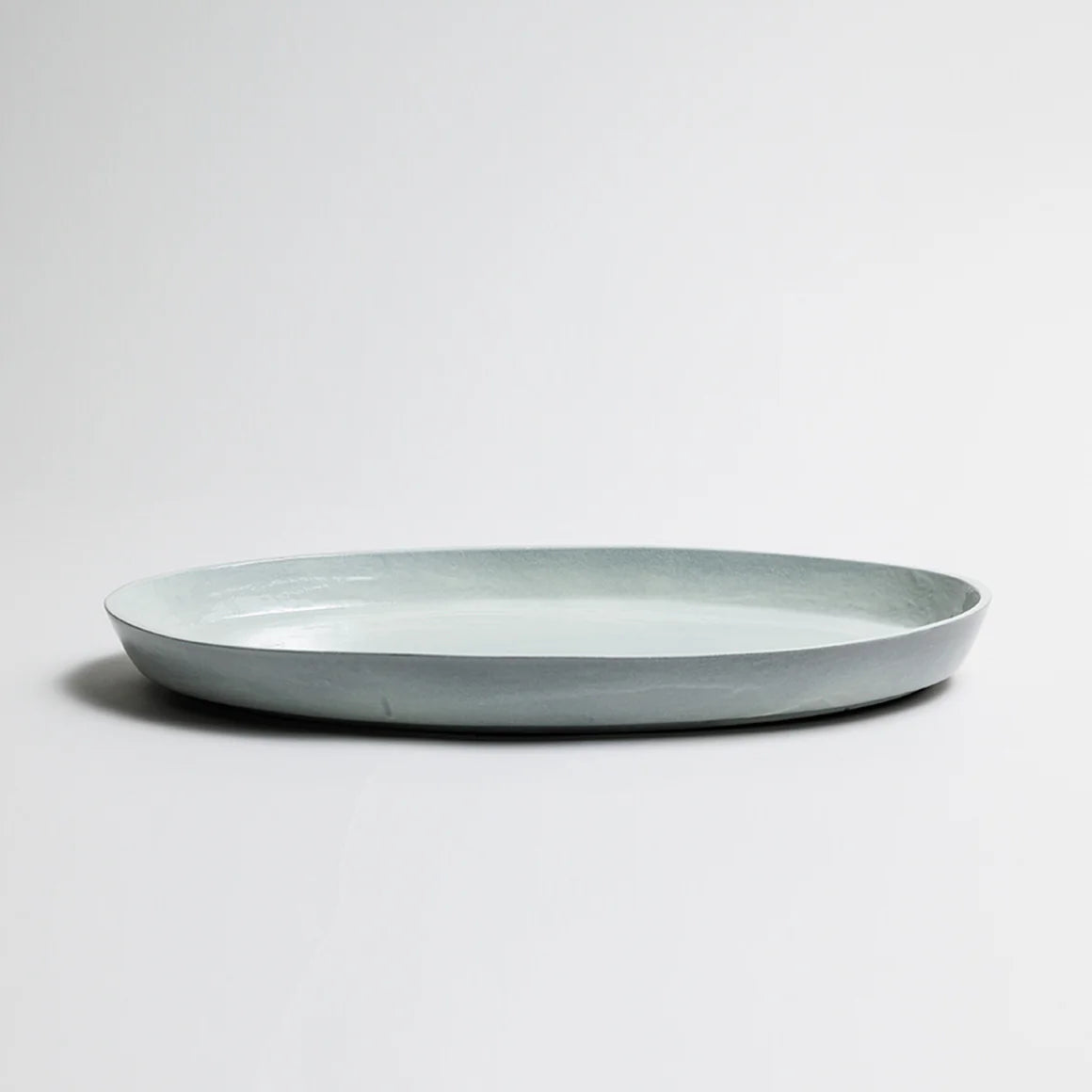 Assisi Deep Oval Platter - Dove Grey