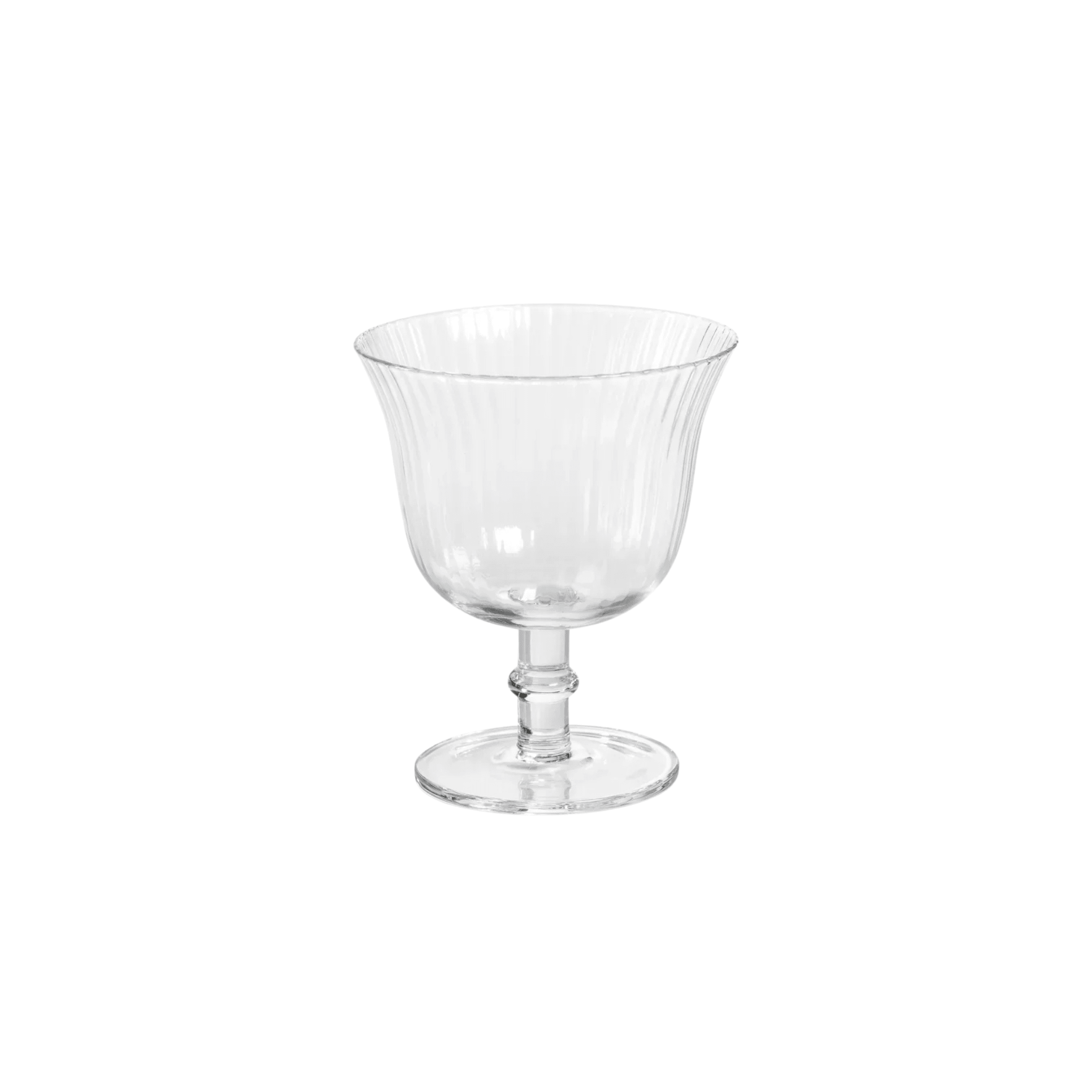 Julien clear cocktail glass with sphere stem accent – Zodax ZOCH-6664