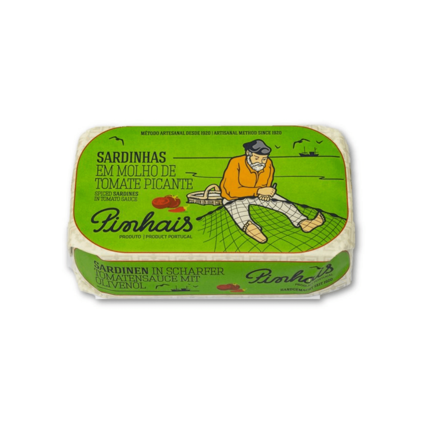 Pinhais Portuguese conservas tin of spiced sardines in tomato sauce