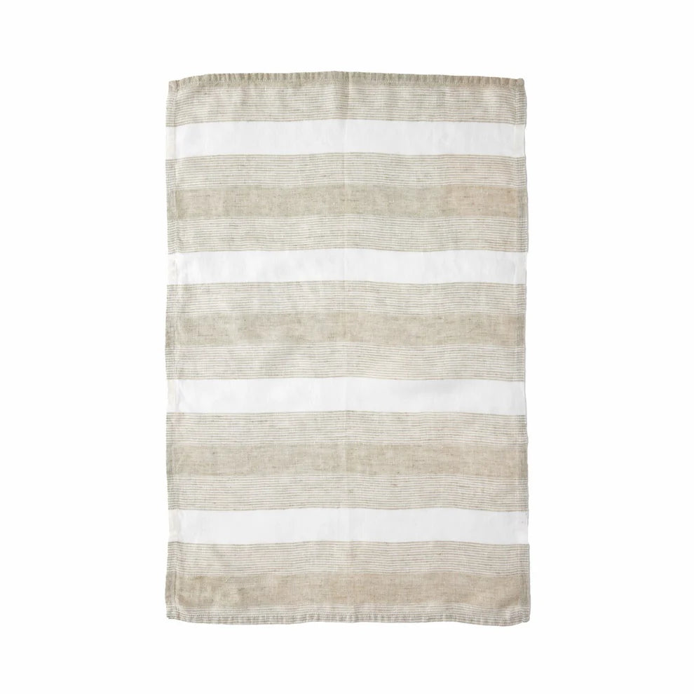 Porto Linens Tea Towels in Earth - Set of 2