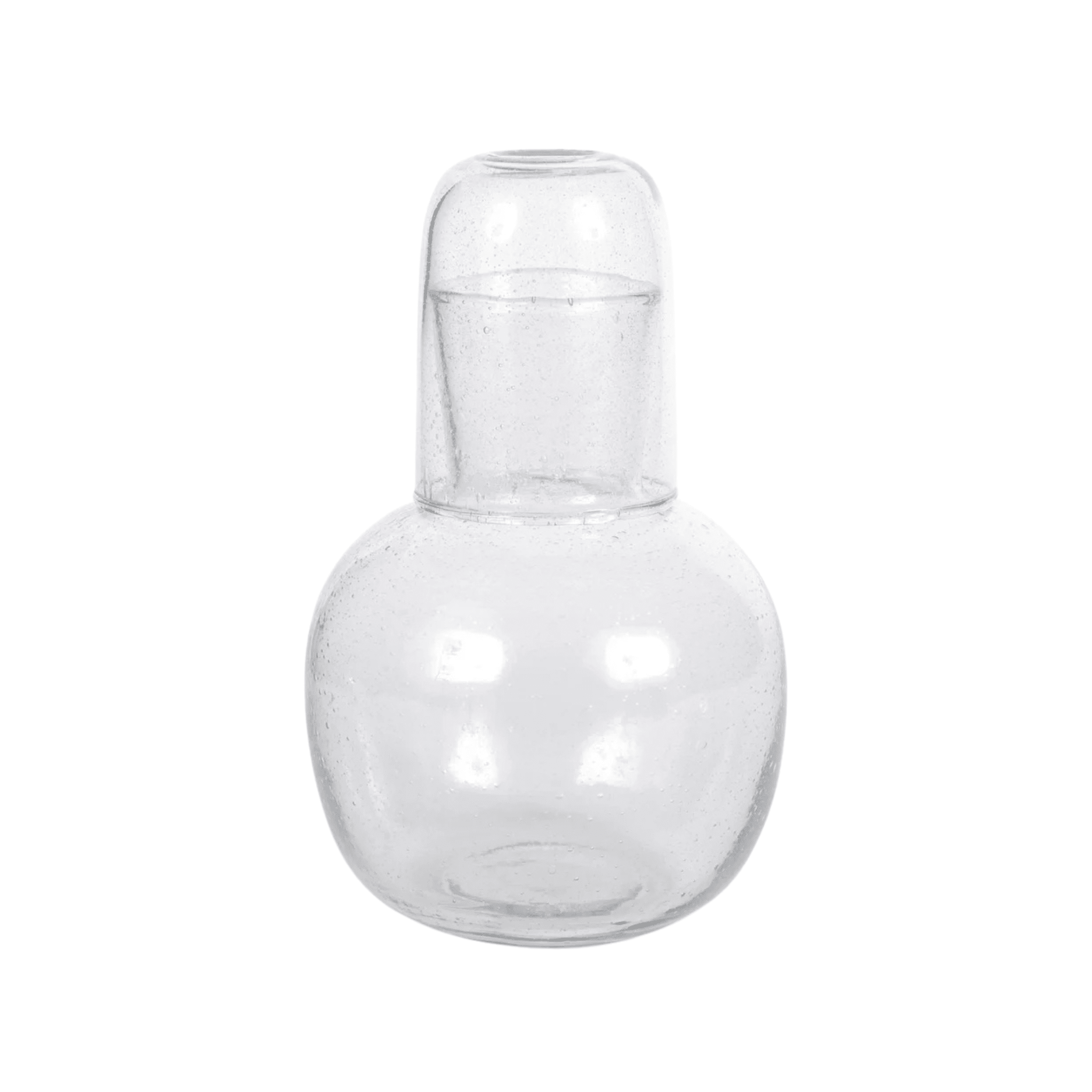 Seeded Glass Carafe