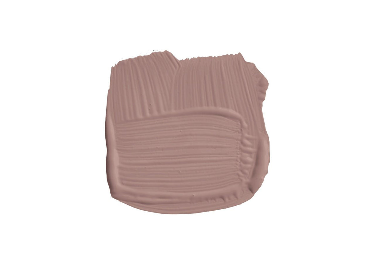 Farrow & Ball Sulking Room Pink No.295 brush-out swatch