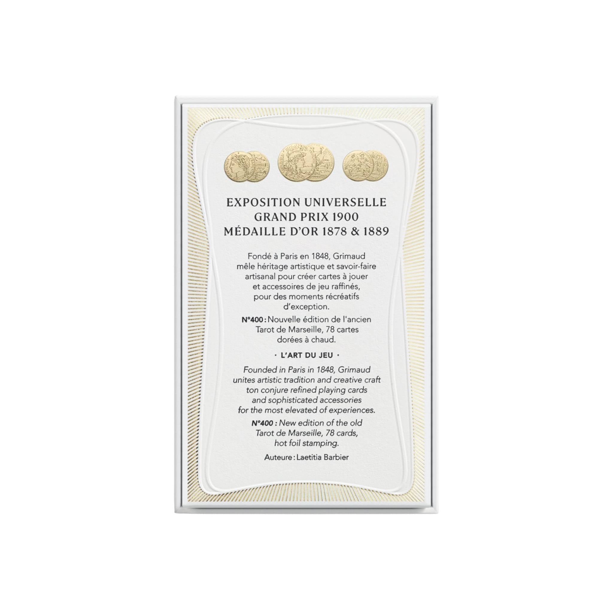 Tarot card edges with gilt and varnish finish