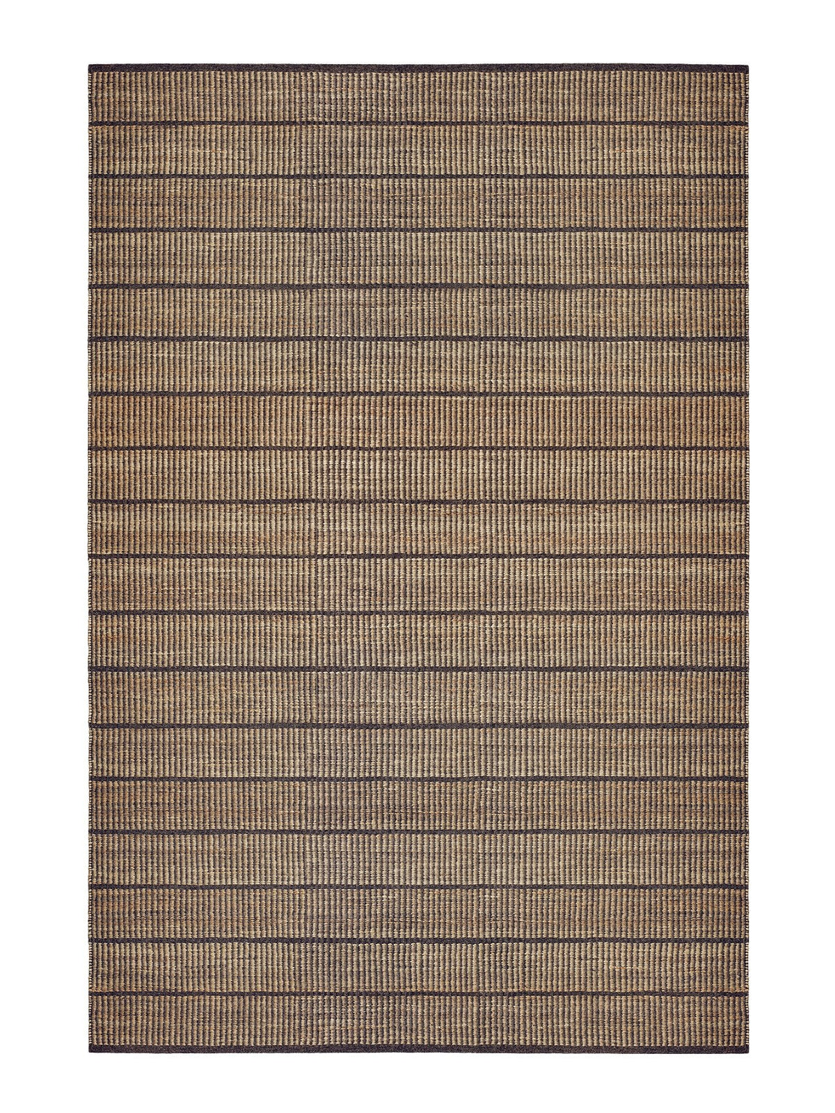 Armadillo Trellis Rug in Natural & Bison, additional view 6 of the handwoven wool and jute rug