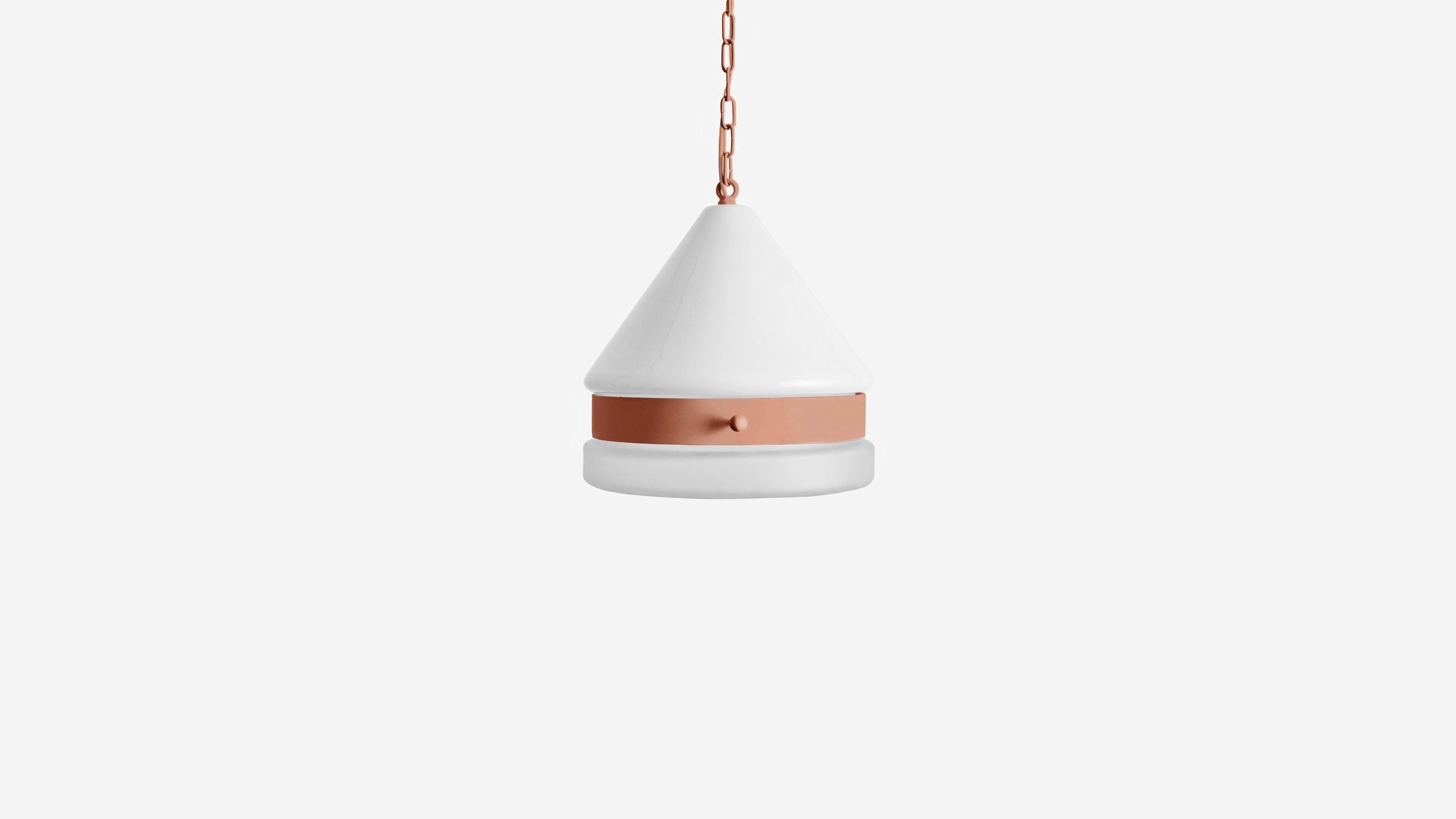Workstead Buoy Cardinal Slab Pendant Large in Clay