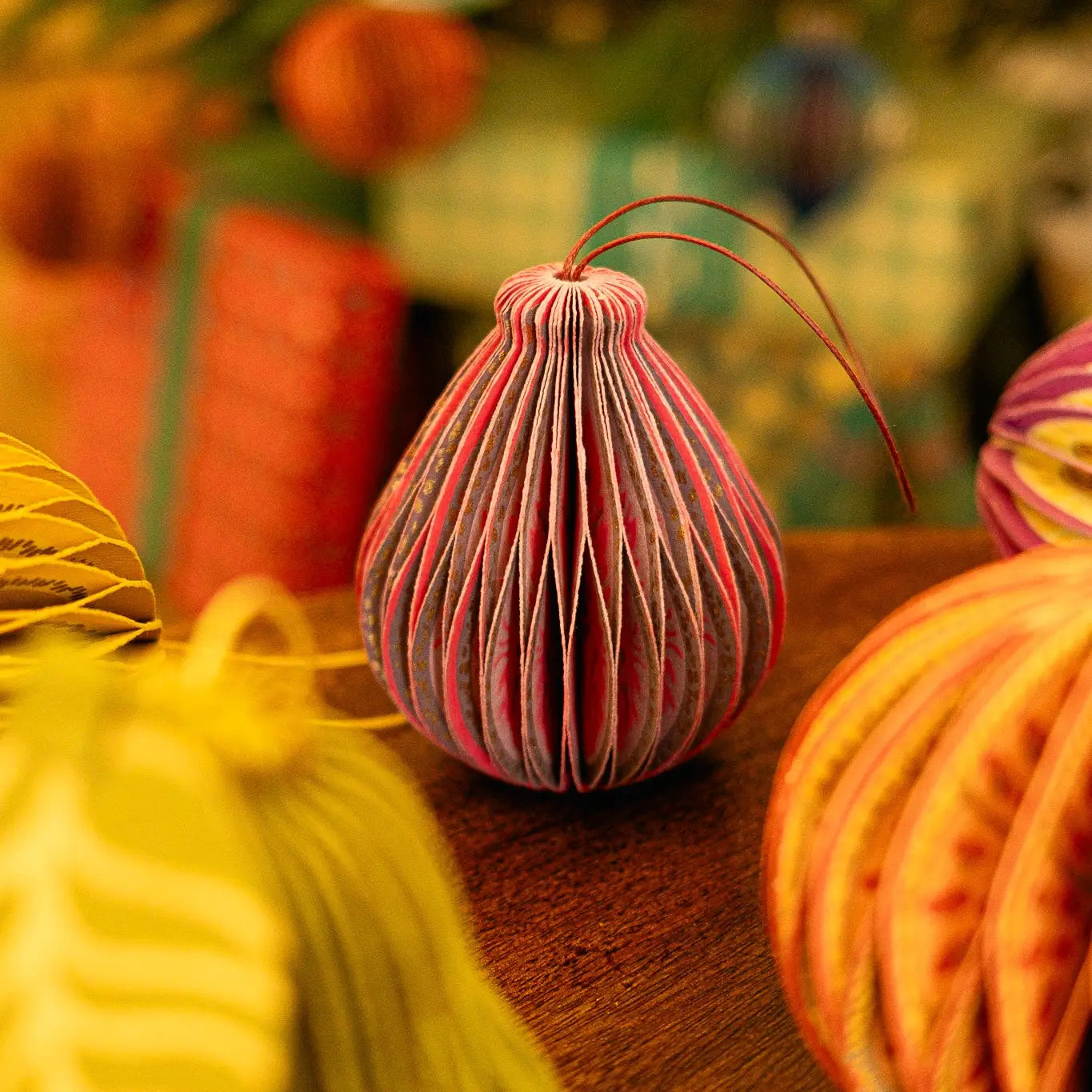 Fig Honeycomb Ornament