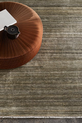 Armadillo Odessa Rug in Caraway, detail of the afghan wool weave and texture