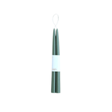 12" Dipped Taper Candles - Moss