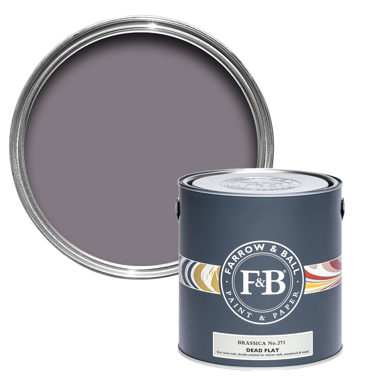 Brassica No.271 paint tin and swatch
