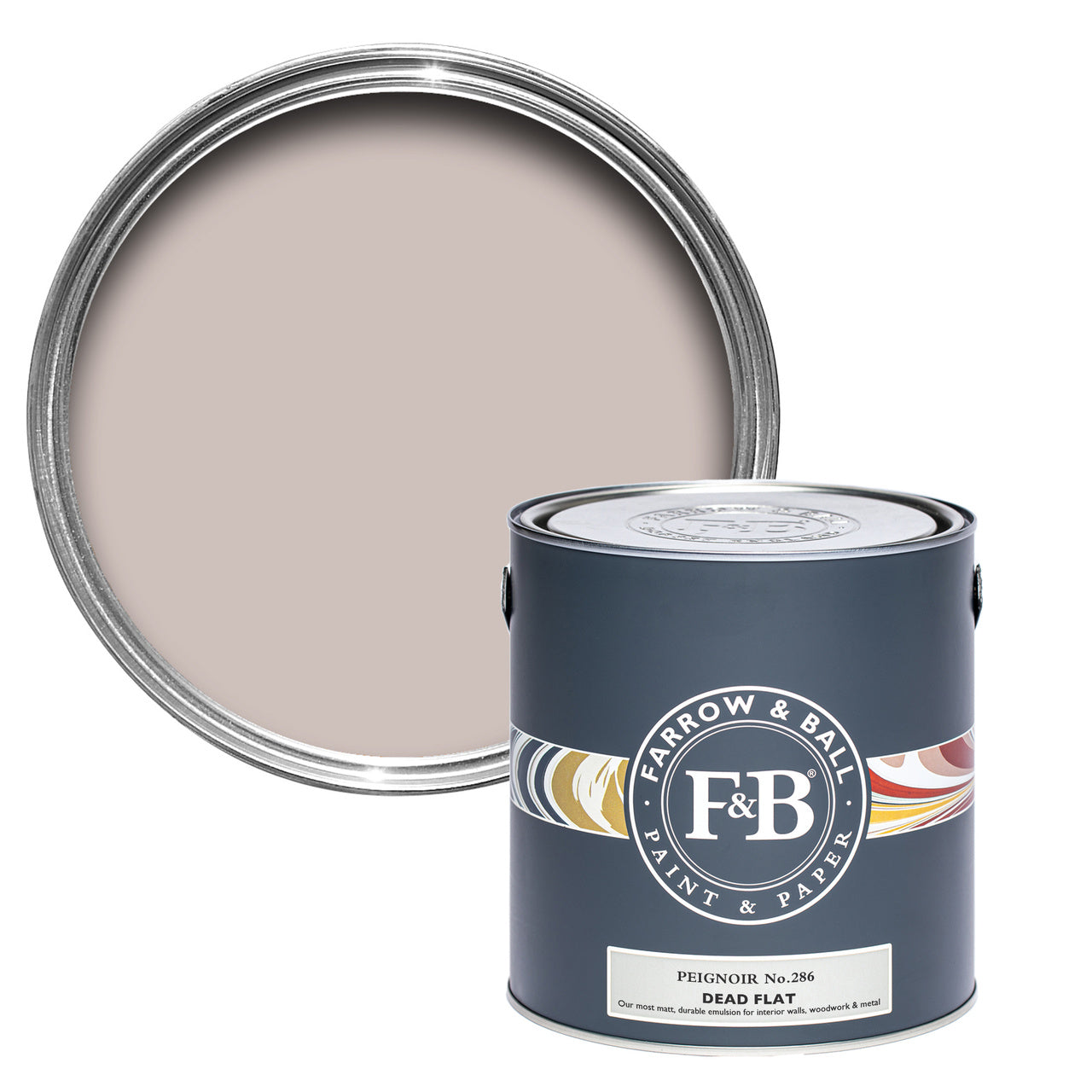 Peignoir No.286 paint tin and swatch