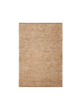 Armadillo River Nook Rug in Natural, close view of the jute pile and edge